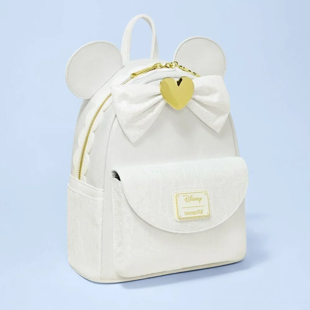 Disney Loungefly Minnie Mouse Wedding Mini Backpack